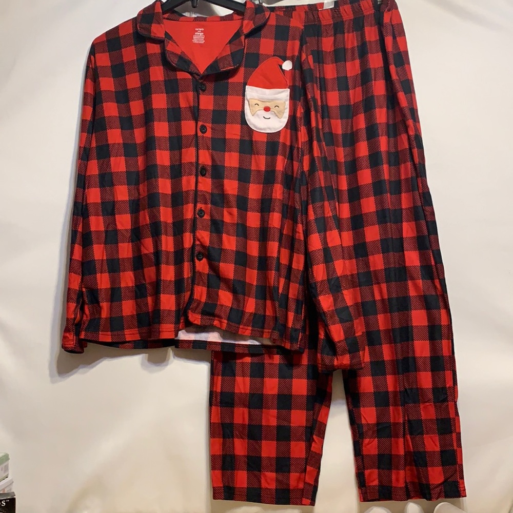 Carter's Red and Black Plaid Pajama Set